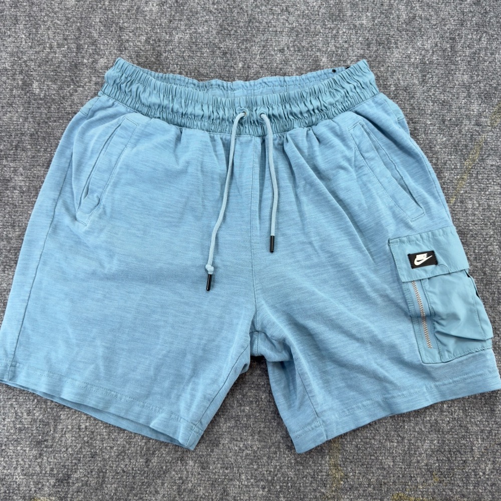 Nike Sportswear Cargo Shorts Light Blue Athletic Utility Size L